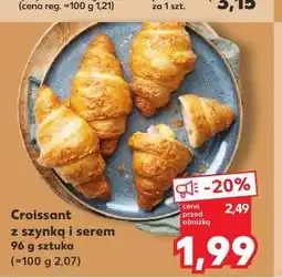 Kaufland Croissant z szynką i serem oferta