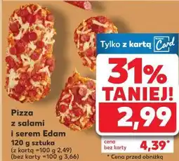 Kaufland Pizza z salami i serem Edam oferta
