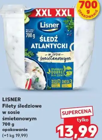 Kaufland Lisner Filety śledziowe w sosie śmietanowym oferta