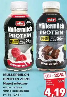 Kaufland Müllermilch Protein Zero Napój mleczny oferta