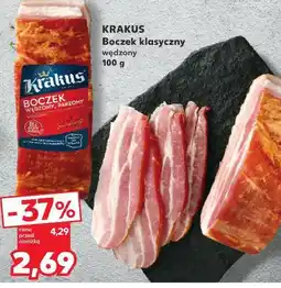Kaufland Krakus Boczek klasyczny wędzony oferta