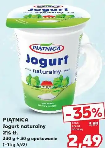 Kaufland Piątnica Jogurt naturalny 2% tł oferta