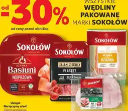 Kaufland Wszystkie wędliny pakowane marki Sokołów oferta