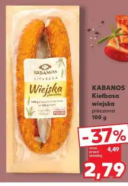 Kaufland Kabanos Kiełbasa wiejska pieczona oferta