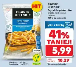 Kaufland PROSTE HISTORIE Frytki do piekarnika proste, karbowane, cienkie oferta