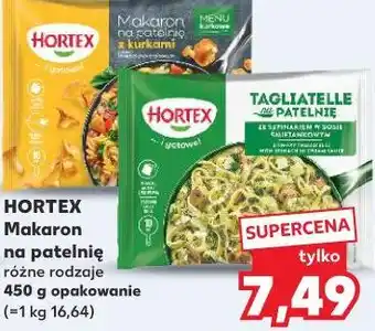 Kaufland HORTEX Makaron na patelnię różne rodzaje oferta