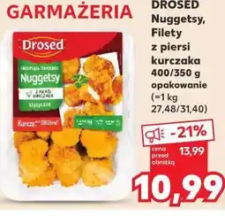 Kaufland DROSED Nuggetsy, Filety z piersi kurczaka 400/350 g oferta
