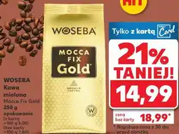 Kaufland Woseba Kawa mielona Mocca Fix Gold oferta