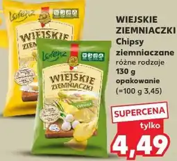 Kaufland Wiejskie Ziemniaczki Chipsy ziemniaczane różne rodzaje oferta