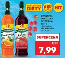 Kaufland HERBAPOL OWOCOWA SPIŻARNIA Syrop różne rodzaje 680 ml butelka oferta