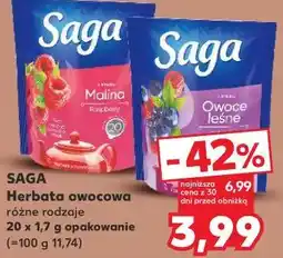 Kaufland Saga Herbata owocowa różne rodzaje oferta