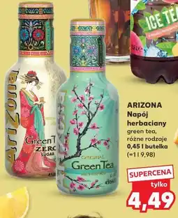 Kaufland Arizona Napój herbaciany green tea, różne rodzaje 0,45 l butelka oferta