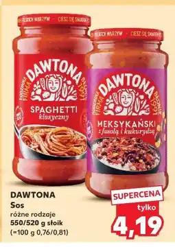 Kaufland Dawtona Sos różne rodzaje oferta
