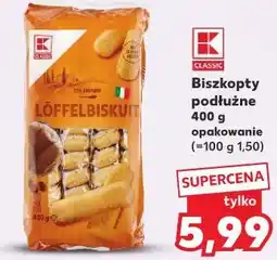 Kaufland K-CLASSIC Biszkopty podłużne oferta