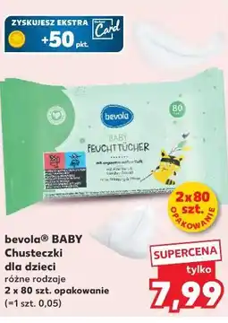 Kaufland bevola BABY Chusteczki dla dzieci różne rodzaje 2x80 szt oferta