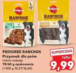 Kaufland Pedigree Ranchos Przysmak dla psów różne rodzaje 70/60 g opakowanie oferta