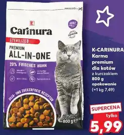 Kaufland K-Carinura Karma premium dla kotów z kurczakiem oferta