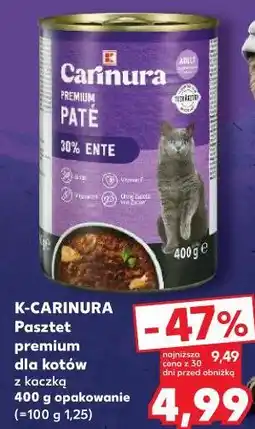 Kaufland K-Carinura Pasztet premium dla kotów z kaczką oferta