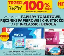 Kaufland Wszystkie papiery toaletowe, ręczniki papierowe i chusteczki marek K-Classic i Bevola oferta