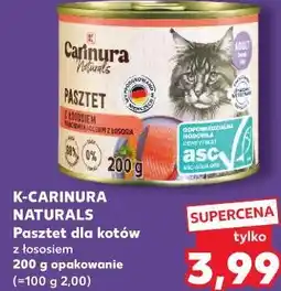 Kaufland K-Carinura Naturals Pasztet dla kotów z łososiem oferta