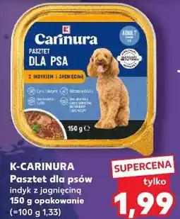 Kaufland K-Carinura Pasztet dla psów indyk z jagnięciną oferta