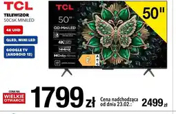 RTV EURO AGD Telewizor 50C8X MINILED 50 oferta