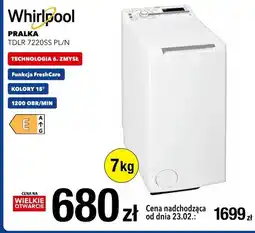 RTV EURO AGD Pralka TDLR 7220SS PL/N oferta