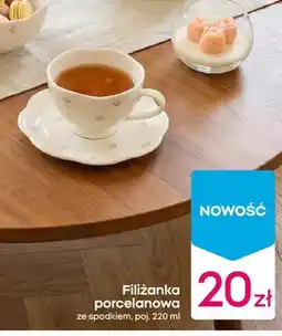 Pepco Filiżanka porcelanowa ze spodkiem oferta