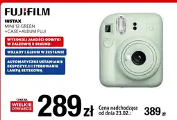 RTV EURO AGD Aparat natychmiastowy Mini 12 Green + Case + Album Fuji oferta