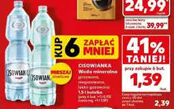 Kaufland Woda mineralna gazowana, niegazowana, lekko gazowana oferta