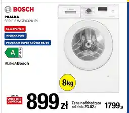 RTV EURO AGD Pralka serie 2 WGE03201PL oferta
