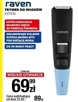 RTV EURO AGD Trymer do włosów EST010 oferta