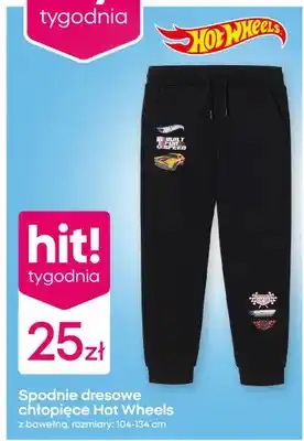 Spodnie dresowe chłopięce z bawełną