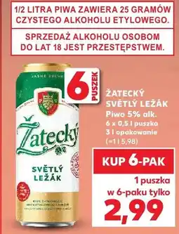 Kaufland Piwo 5% alk oferta