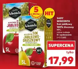 Kaufland Sok jabłkowy 100% tłoczony NFC, różne rodzaje oferta