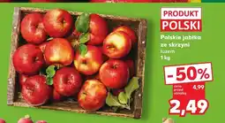 Kaufland Jabłka polskie ze skrzyni luzem oferta