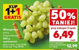 Kaufland Winogrona jasne, bezpestkowe oferta