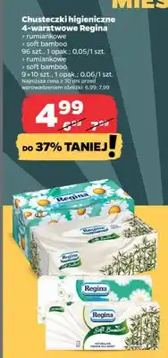 Netto Chusteczki higieniczne 4-warstwowe soft bamboo oferta