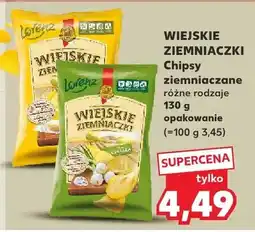 Kaufland Chipsy ziemniaczane różne rodzaje oferta