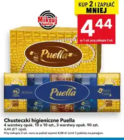 Lewiatan Chusteczki higieniczne 4 warstwy opak. 10 x 10 szt., 3 warstwy opak. 90 szt oferta