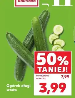 Kaufland Ogórek długi sztuka oferta