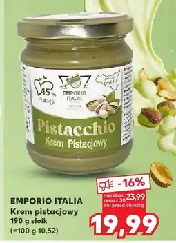 Kaufland Krem pistacjowy słoik oferta