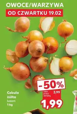 Kaufland Cebula żółta luzem oferta