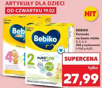 Kaufland Formula na bazie mleka 2, 3, 4, 5 oferta