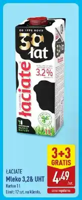 ALDI Mleko 3,2% UHT 3+3 GRATIS oferta