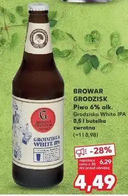 Kaufland Piwo Grodziska White IPA oferta
