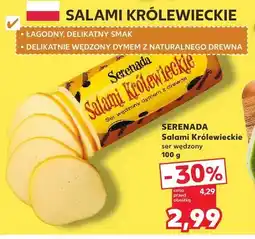 Kaufland Salami Królewieckie ser wędzony oferta