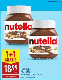 ALDI Krem Nutella 1+1 GRATIS oferta