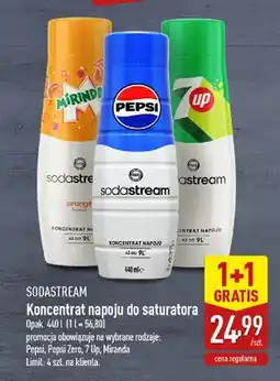ALDI Koncentrat napoju do saturatora Mirinda 1+1 GRATIS oferta