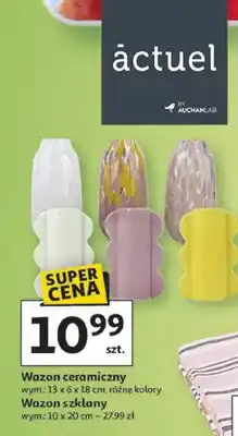 Auchan Wazon ceramiczny różne kolory oferta